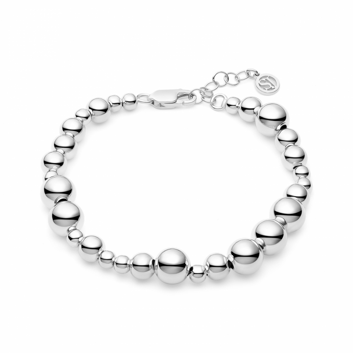 BORMIO GRANDE BRACELET Silver in the group Bracelets / Silver Bracelets at SCANDINAVIAN JEWELRY DESIGN (SJ-B2598)