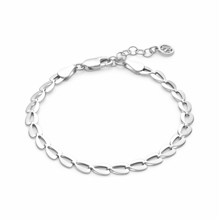HEARTBEAT BRACELET Silver in the group Bracelets / Silver Bracelets at SCANDINAVIAN JEWELRY DESIGN (SJ-B2752)