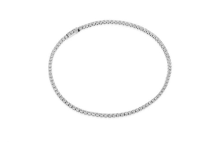 ELLERA Bracelets White Zirkoner (silver) in the group Necklaces at SCANDINAVIAN JEWELRY DESIGN (SJ-B2869-CZ)