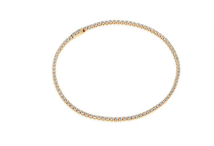 ELLERA Bracelets White Zirkoner (Gold) in the group Necklaces at SCANDINAVIAN JEWELRY DESIGN (SJ-B2869-CZYG)