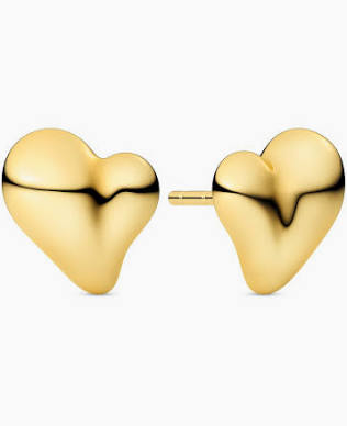 LAURIA PARVUS Earrings Gold in the group Earrings / Gold Earrings at SCANDINAVIAN JEWELRY DESIGN (SJ-E009-YG)