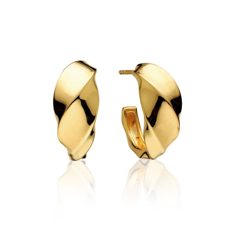 FERRARA ARDITO PIANURA Earring (Gold) in the group Earrings / Gold Earrings at SCANDINAVIAN JEWELRY DESIGN (SJ-E12116-SG)