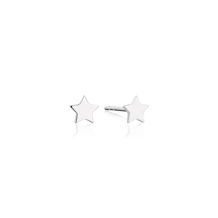 FOLLINA STELLA Earring (silver) in the group Earrings / Silver Earrings at SCANDINAVIAN JEWELRY DESIGN (SJ-E12123-SS)