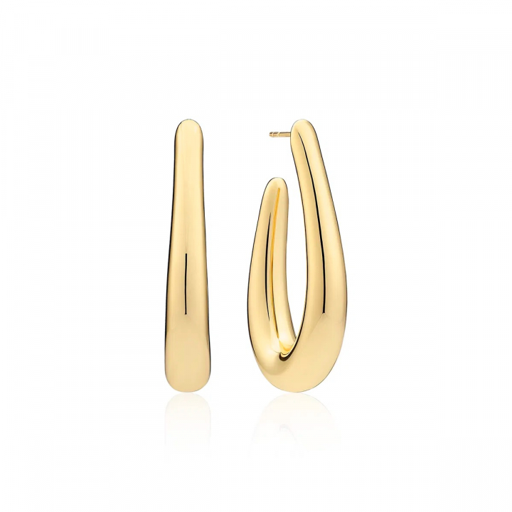 GOCCIA PIANURA PICCOLO in the group Earrings / Gold Earrings at SCANDINAVIAN JEWELRY DESIGN (SJ-E2484-YG)