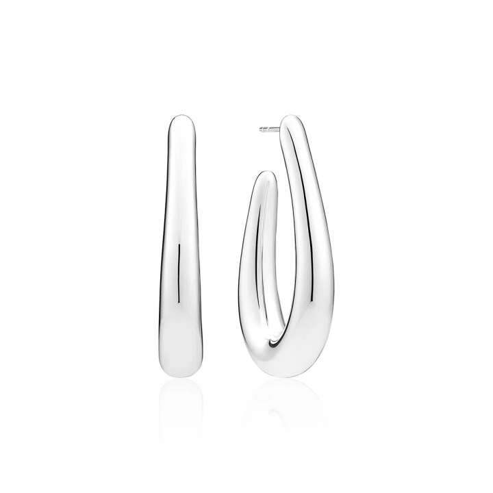 GOCCIA PIANURA PICCOLO Earrings Silver in the group Earrings / Silver Earrings at SCANDINAVIAN JEWELRY DESIGN (SJ-E2484)