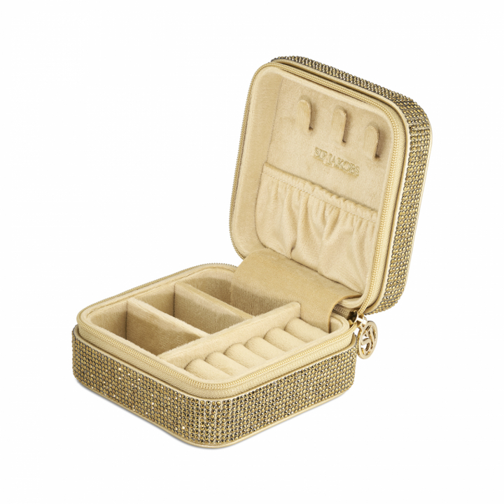 SPARKLY GOLD JEWELLERY TRAVEL BOX in the group Accessories at SCANDINAVIAN JEWELRY DESIGN (SJ-GD-SY10074)