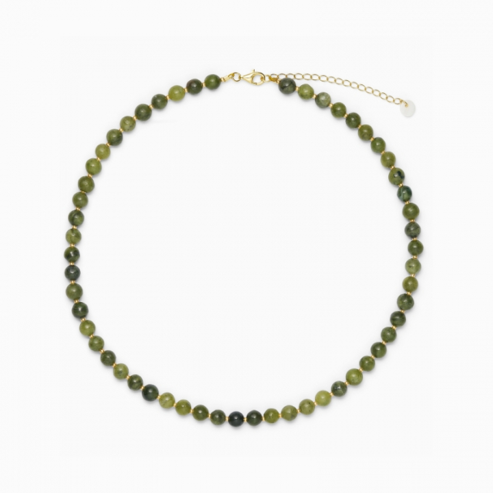 Hailey Southern Jade Necklace in the group Necklaces / Gold Necklaces at SCANDINAVIAN JEWELRY DESIGN (SJ-KH)