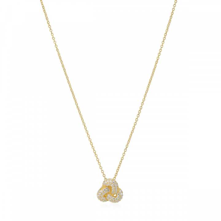 IMPERIA NECKLACE Gold in the group Necklaces / Gold Necklaces at SCANDINAVIAN JEWELRY DESIGN (SJ-N10752-CZ-YG)