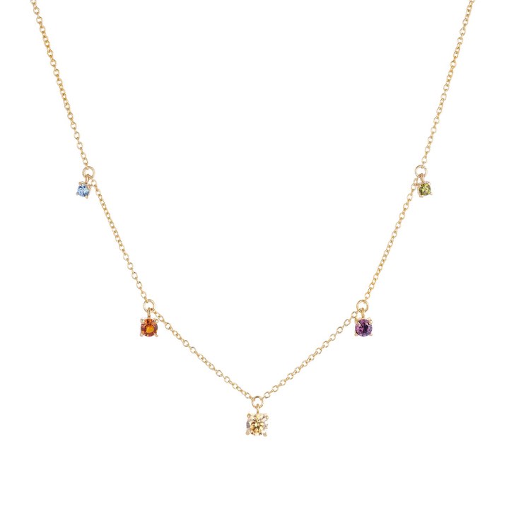 BELLUNO PICCOLO Necklaces (Gold) in the group Necklaces / Gold Necklaces at SCANDINAVIAN JEWELRY DESIGN (SJ-N42125-ACZ-SG)
