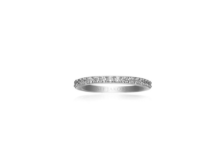 CORTE UNO ring White Zirkoner (silver) in the group Rings / Silver Rings at SCANDINAVIAN JEWELRY DESIGN (SJ-R10811-CZ)