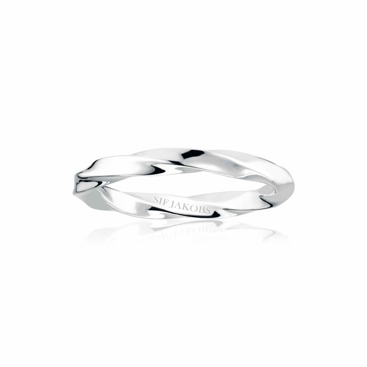 FERRARA PICCOLO PIANURA ring (silver) in the group Rings / Silver Rings at SCANDINAVIAN JEWELRY DESIGN (SJ-R12107-SS)