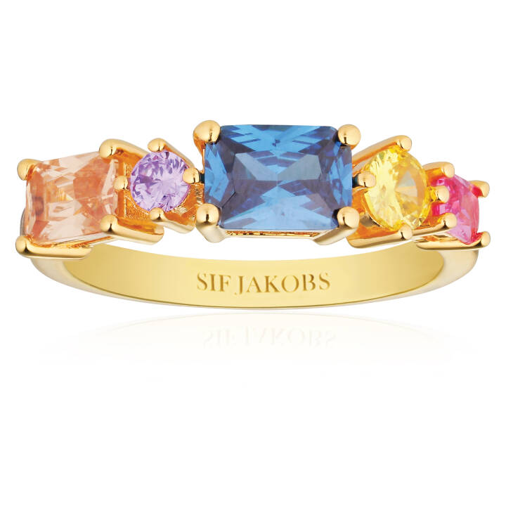 IVREA Ring Gold in the group Rings / Gold Rings at SCANDINAVIAN JEWELRY DESIGN (SJ-R12330-XCZ-YG)