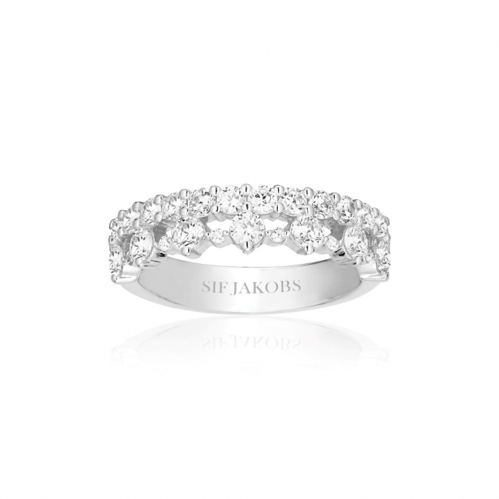 LIVIGNO RING Silver in the group Rings / Silver Rings at SCANDINAVIAN JEWELRY DESIGN (SJ-R2367-CZ)
