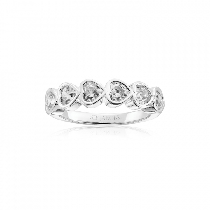 AMORINO RING Silver in the group Rings / Silver Rings at SCANDINAVIAN JEWELRY DESIGN (SJ-R2494-CZ)