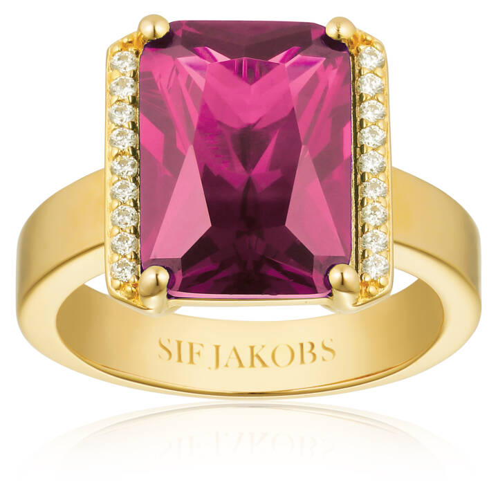 ROCCANOVA ALTRO GRANDE Ring Gold in the group Rings / Gold Rings at SCANDINAVIAN JEWELRY DESIGN (SJ-R42267-PKCZ-YG)