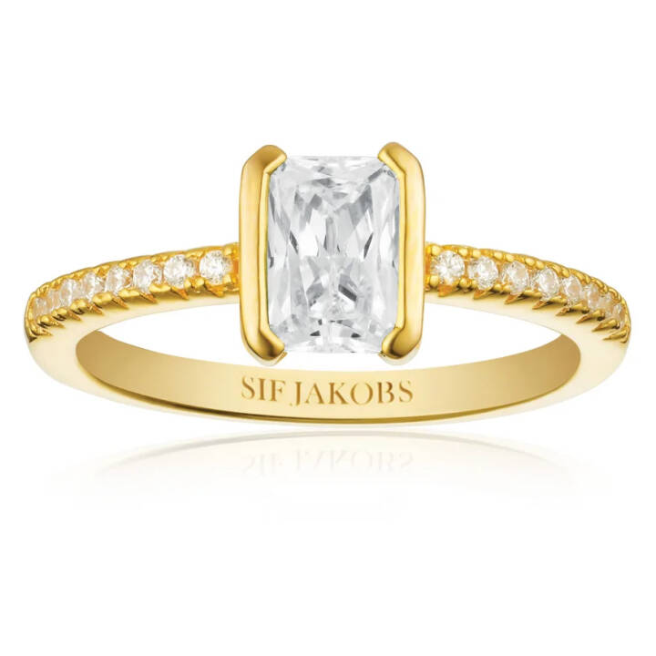 ROCCANOVA ALTRO QUATTRO Ring Gold in the group Rings / Gold Rings at SCANDINAVIAN JEWELRY DESIGN (SJ-R42269-CZ-YG)