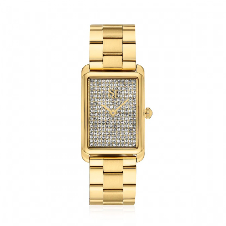 SANTINA WATCH GOLD in the group Accessories / Watches at SCANDINAVIAN JEWELRY DESIGN (SJ-W1034-CZ-YG)