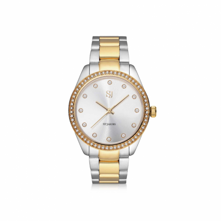 VALERIA WATCH Silver in the group Accessories / Watches at SCANDINAVIAN JEWELRY DESIGN (SJ-W1044-CZ-YG2)
