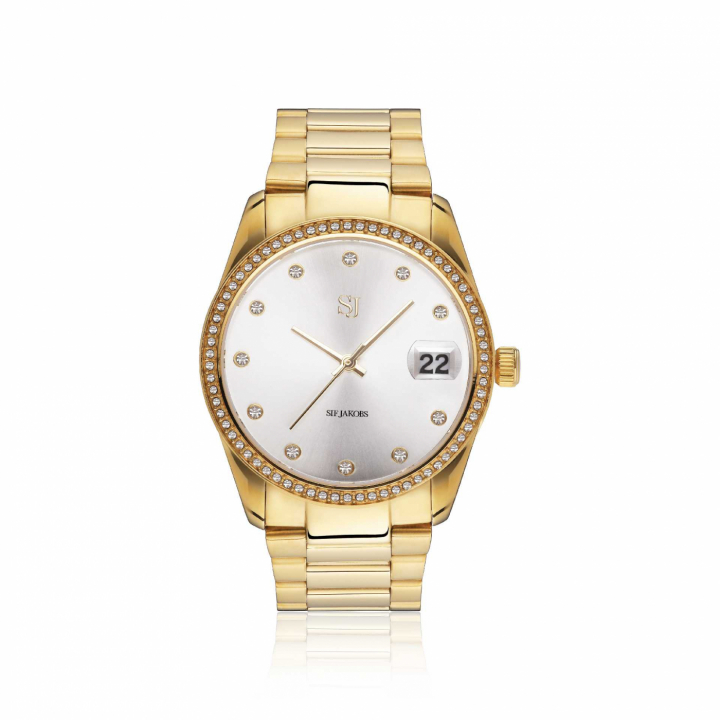 ELECTRA WATCH Silver in the group Accessories / Watches at SCANDINAVIAN JEWELRY DESIGN (SJ-W1052-CZ-YG)
