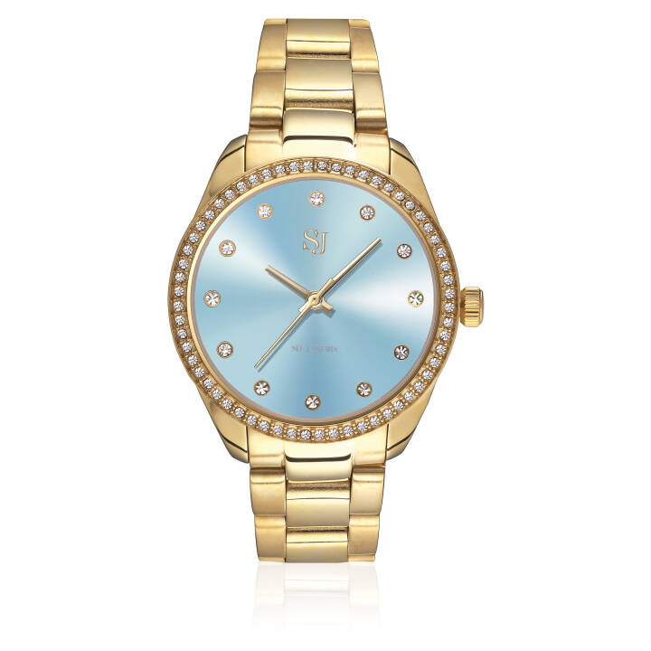 VALERIA WATCH in the group Accessories / Watches at SCANDINAVIAN JEWELRY DESIGN (SJ-W2303-CZ-YG)