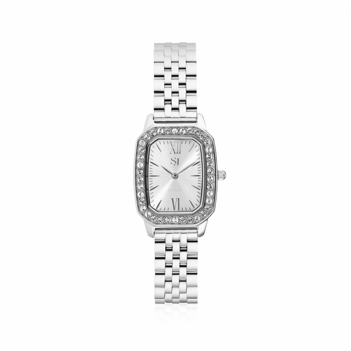 LUCIANA WATCH SILVER in the group Accessories / Watches at SCANDINAVIAN JEWELRY DESIGN (SJ-W2741-CZ)