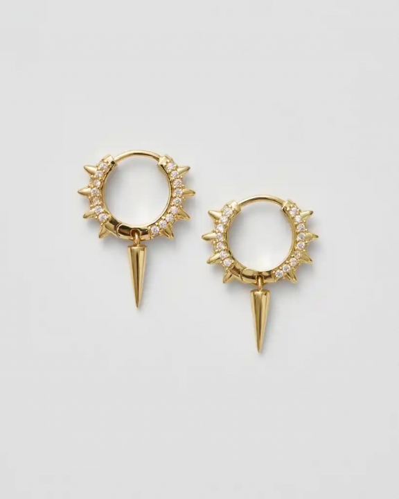  in the group Earrings / Gold Earrings at SCANDINAVIAN JEWELRY DESIGN (SW-MSH-G-V)