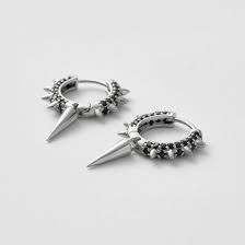  in the group Earrings / Silver Earrings at SCANDINAVIAN JEWELRY DESIGN (SW-MSH-S-BL)
