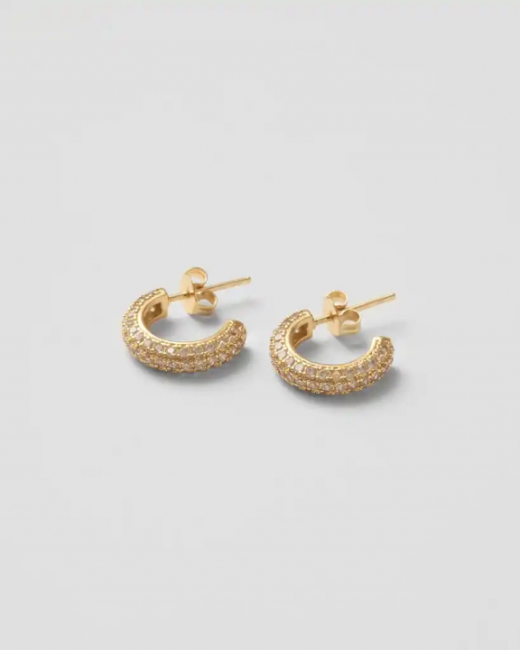  in the group Earrings / Gold Earrings at SCANDINAVIAN JEWELRY DESIGN (SW-OHM-G-V)