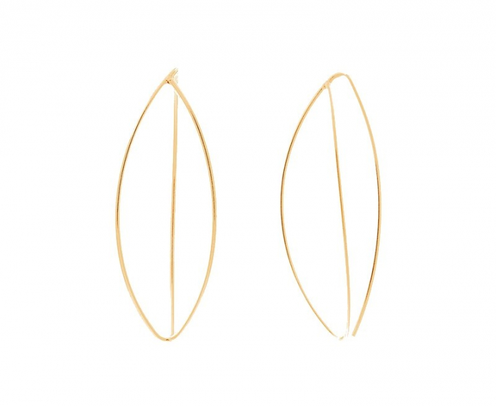 Together small Earring Gold in the group Earrings / Gold Earrings at SCANDINAVIAN JEWELRY DESIGN (TOR-E2S000-G)