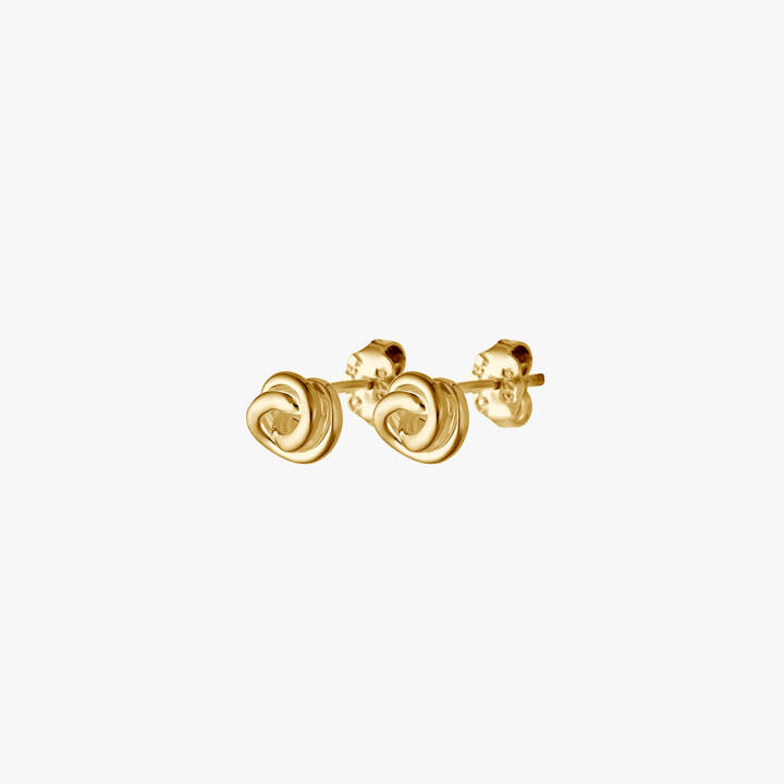 Unity drop Earring Gold in the group Earrings / Gold Earrings at SCANDINAVIAN JEWELRY DESIGN (UTY-E1S000-G)