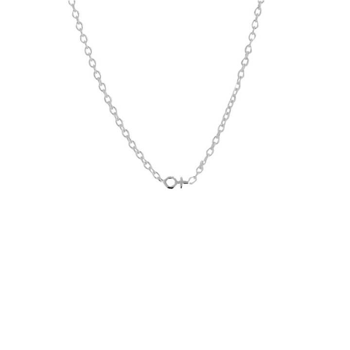Women Unite drop Necklaces silver in the group Necklaces / Silver Necklaces at SCANDINAVIAN JEWELRY DESIGN (WUE-N10000-S)