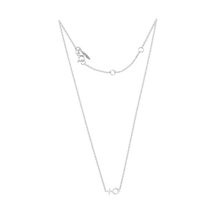 Women Unite small Necklaces silver in the group Necklaces / Silver Necklaces at SCANDINAVIAN JEWELRY DESIGN (WUE-N1S451-S)