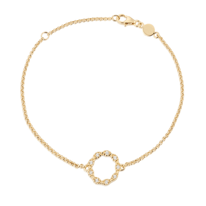 Safe and Sound Bracelet Gold in the group Bracelets / Gold Bracelets at SCANDINAVIAN JEWELRY DESIGN (gp34)