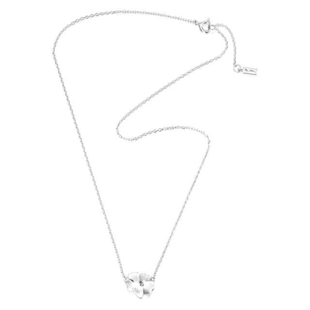 Violet Necklaces Silver