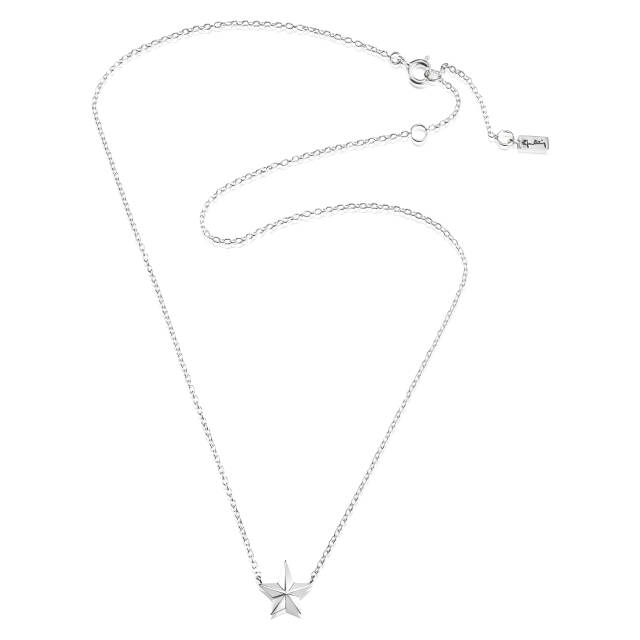 Catch A Falling Star Single Necklaces Silver 40-45 cm