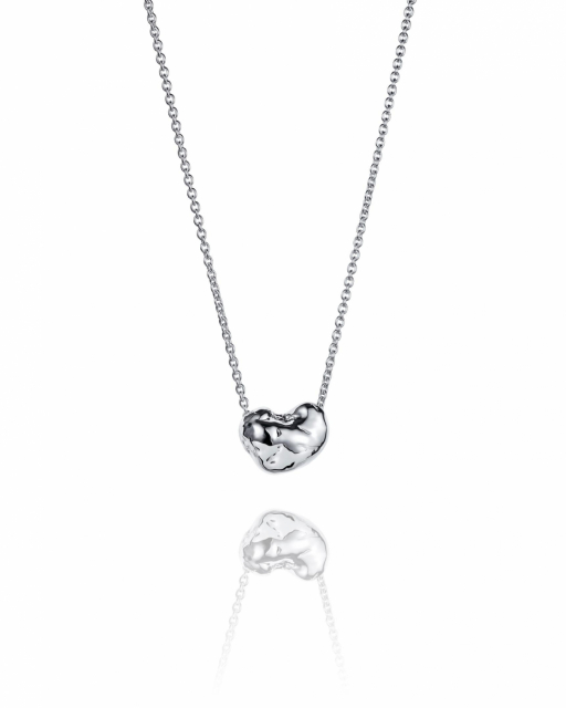 Cashew Necklace Silver