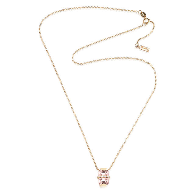 Little Bend Over - Morganite Necklaces Gold 42-45 cm