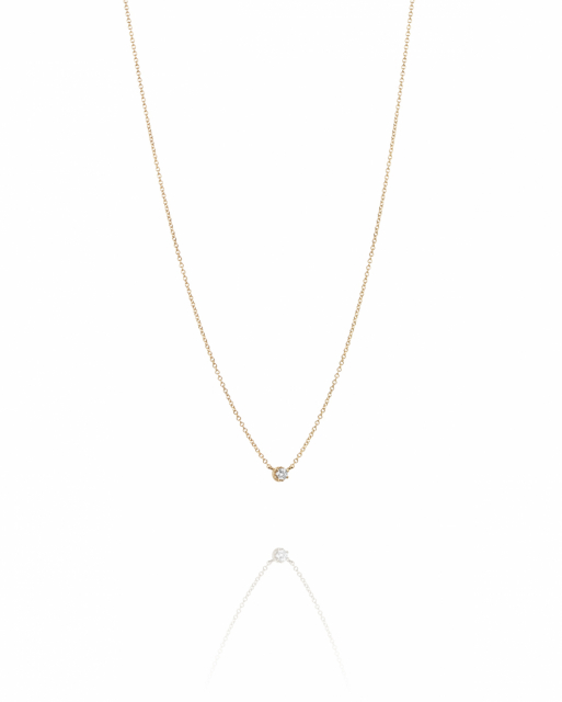 Crown & Stars Necklaces 0.19ct Gold
