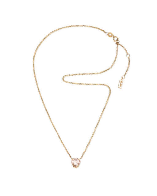 Lovely Heart Necklace Gold