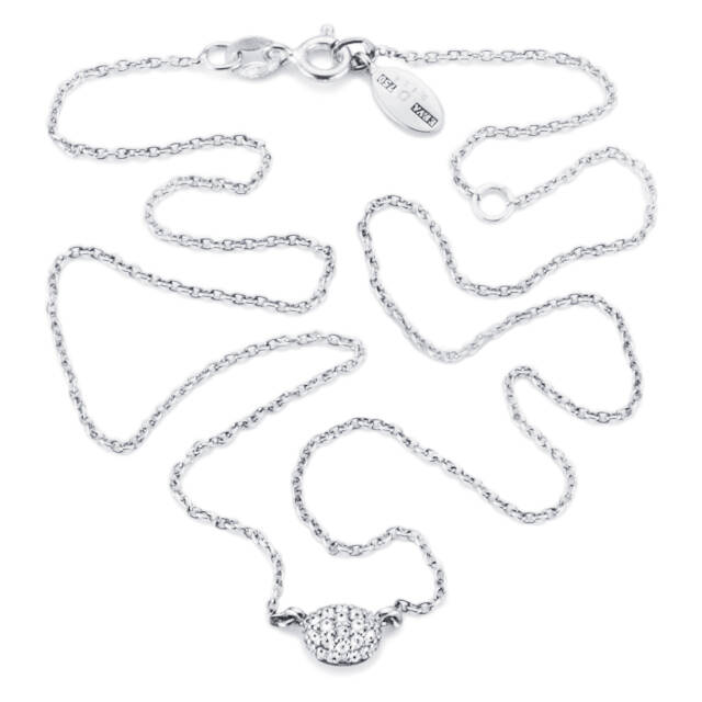 Love Bead - Diamonds Necklaces White gold 38-42 cm