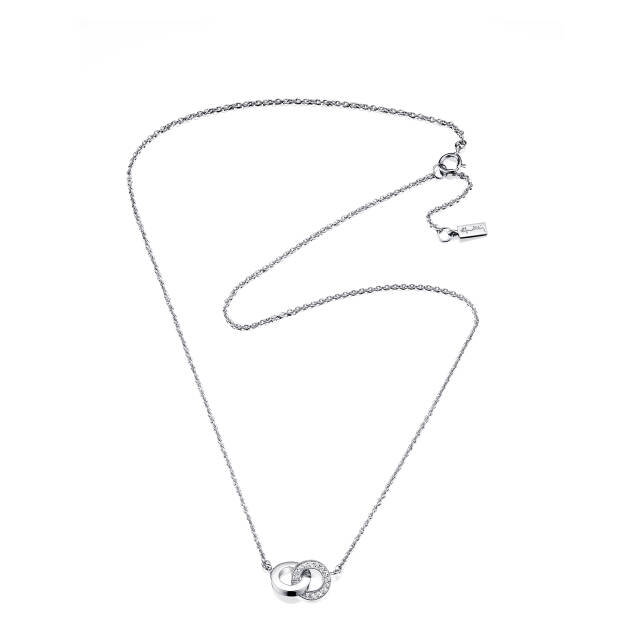 You & Me Necklaces White gold