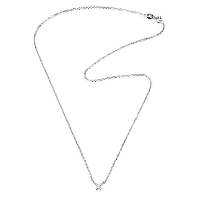 Dolce White Princess Necklaces White gold
