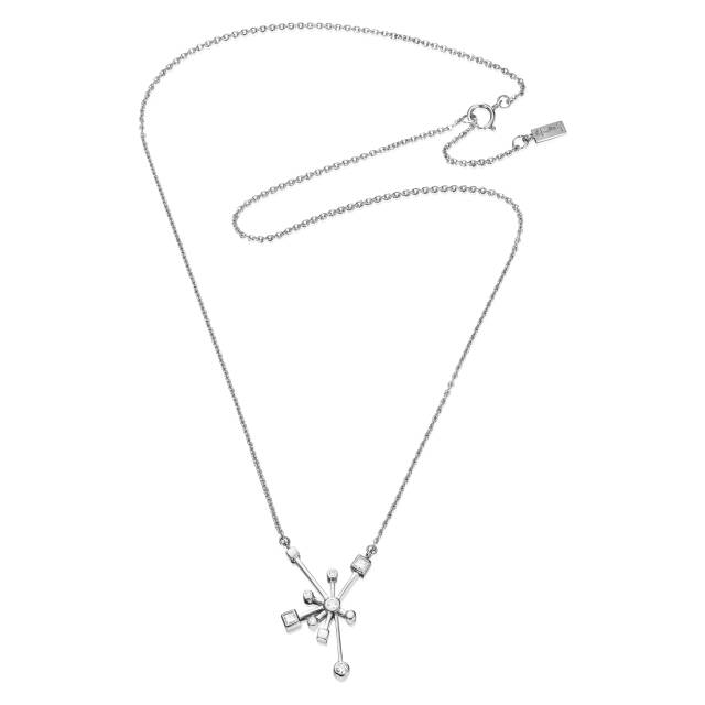 Kaboom & Stars Necklaces White gold 42-45 cm