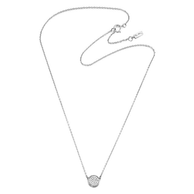 Love Bowl Mini & Stars Necklaces White gold 42-45 cm