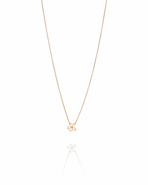 Forget-Me-Not Necklace Goldplated Silver