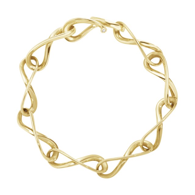 INFINITY Bracelets Gold Diamonds 0.03 ct