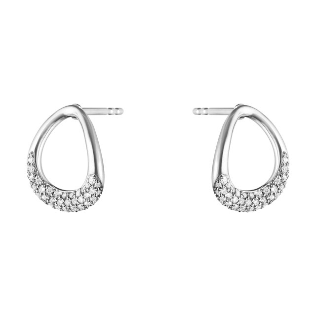 OFFSPRING Earring Silver Diamonds PAVE 0.19 ct