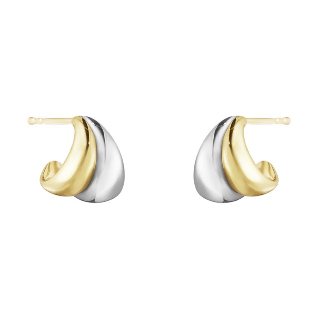 CURVE SMALL Earring Silver Gold
