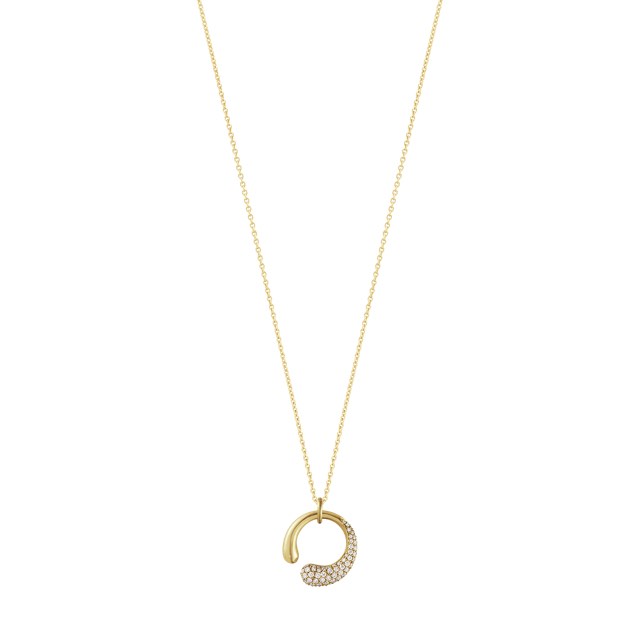 MERCY SMALL Pendant Gold Diamonds PAVE 0.33 CT