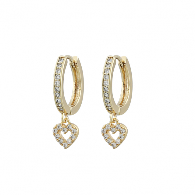 Valentina round Earring Gold